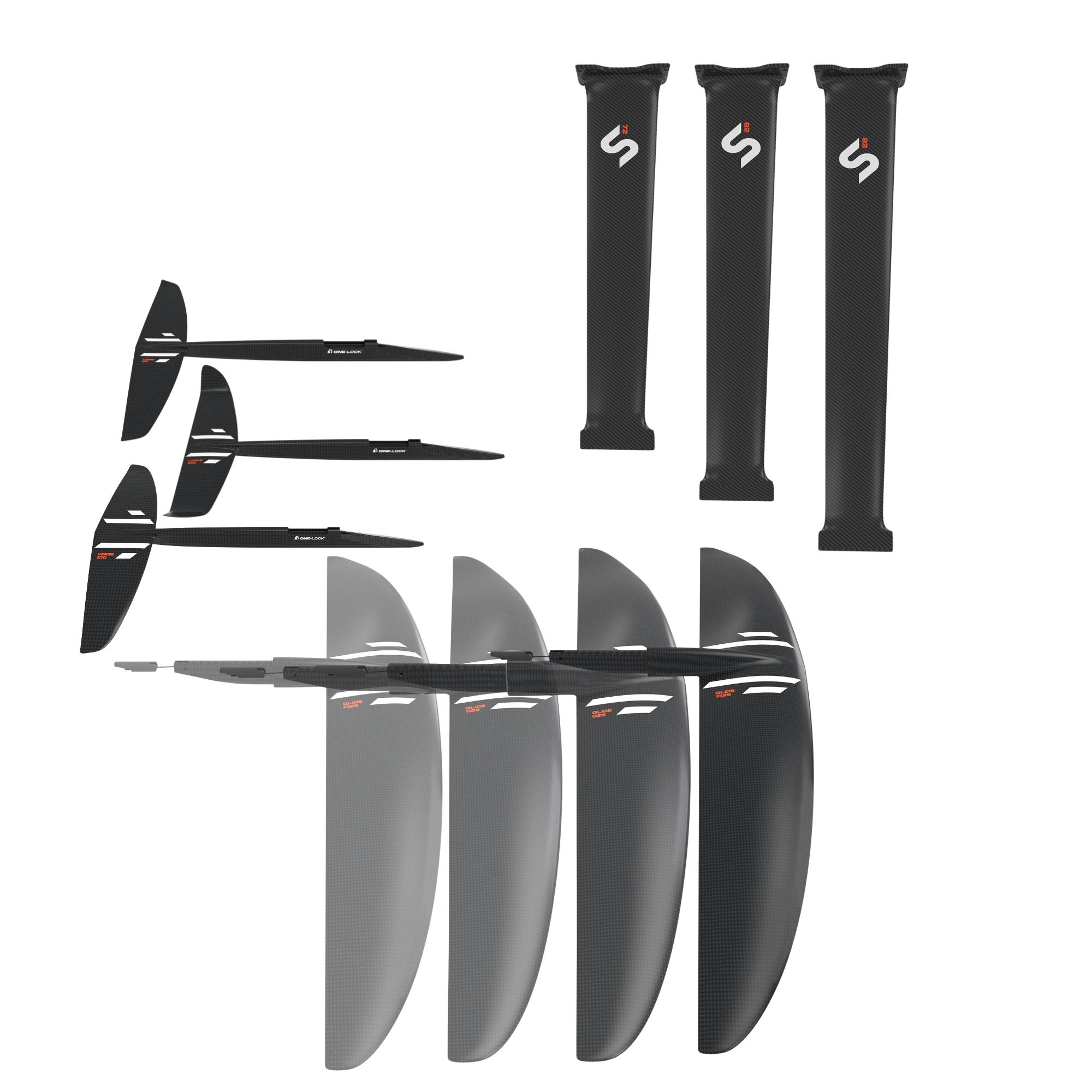 Slingshot One-Lock Glide Complete Carbon Foil Package