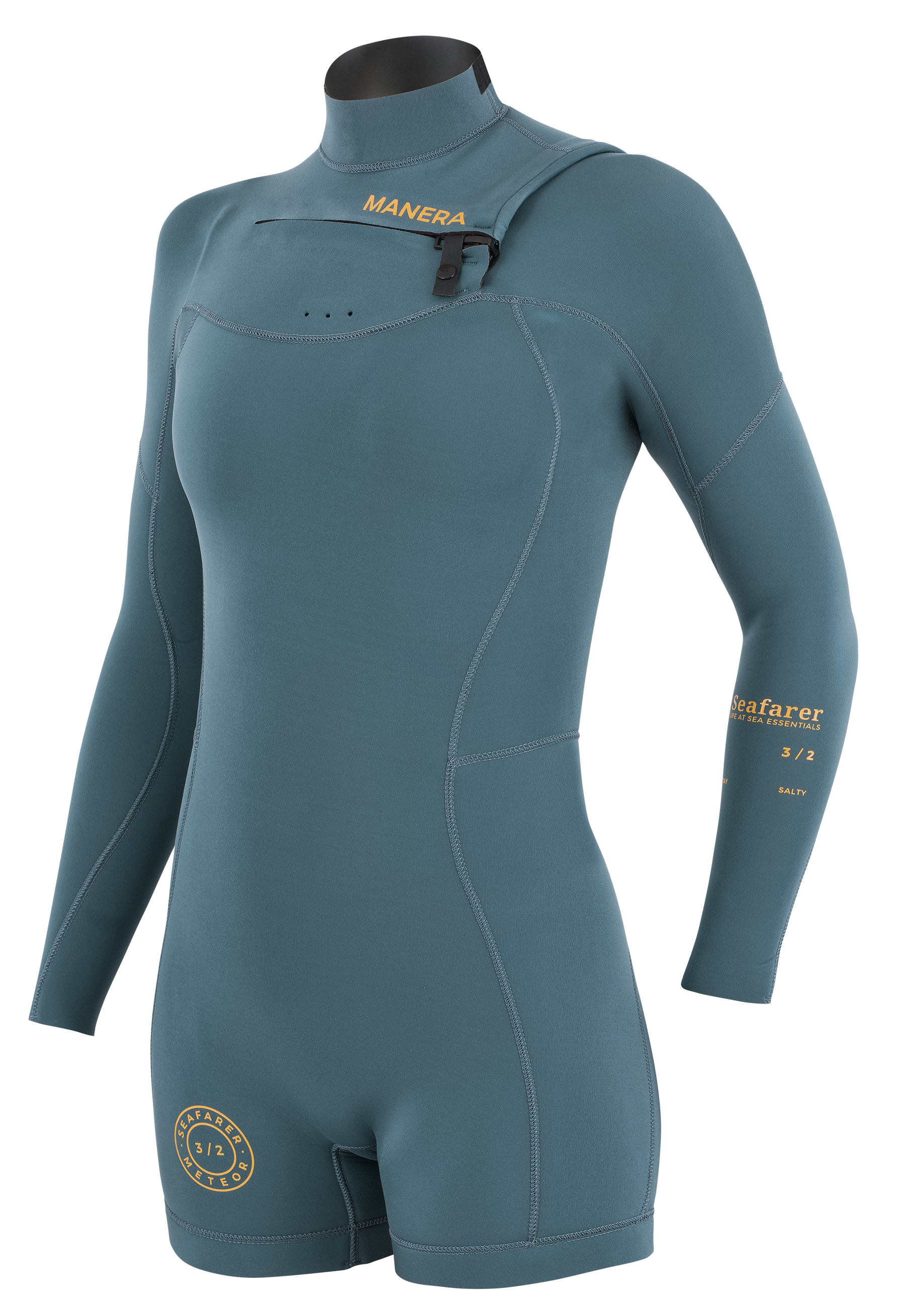 Manera SEAFARER women HYBRID - FZ 3.2mm (long sleeves - short legs) Womens Wetsuit