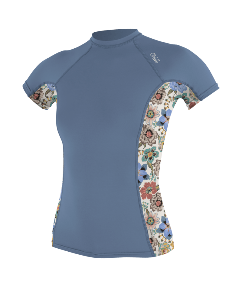 O'Neill WOMEN'S SIDE PRINT S/S RASHGUARD