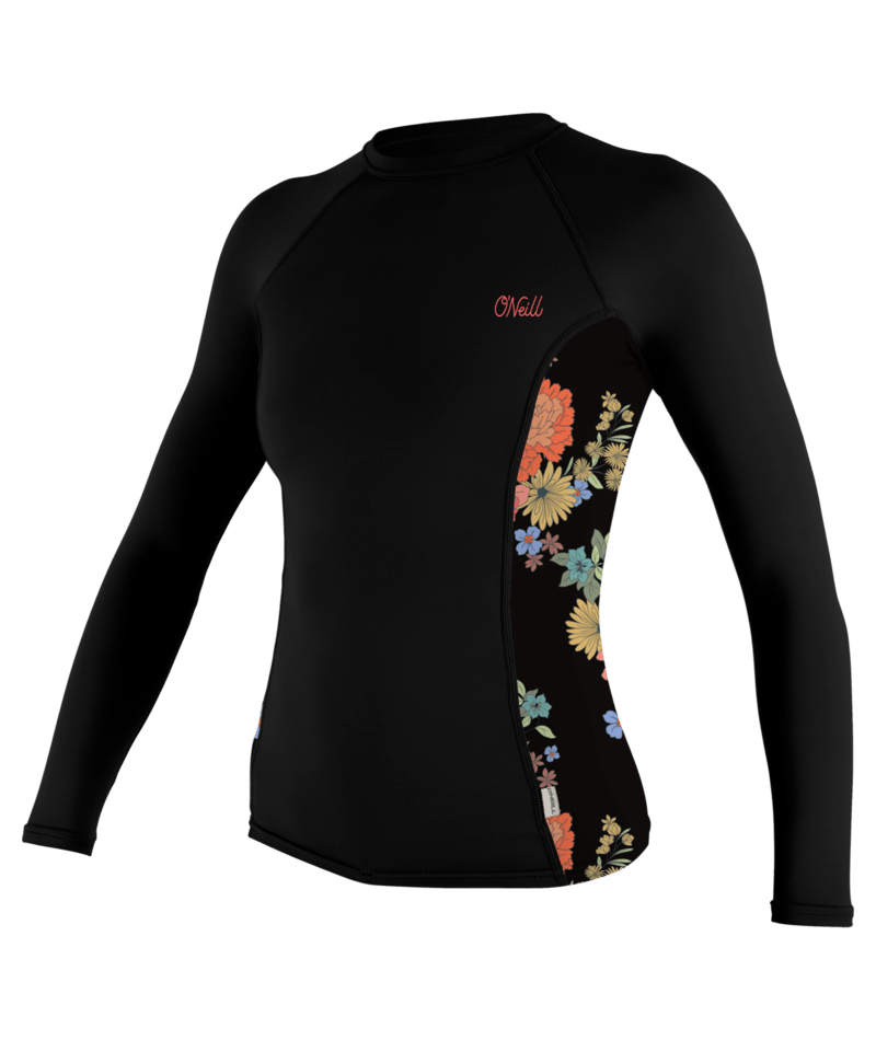 O'Neill WOMEN'S SIDE PRINT L/S RASHGUARD