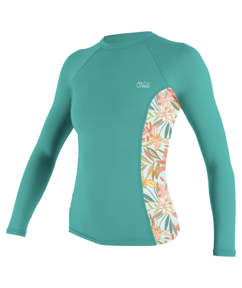 O'Neill WOMEN'S SIDE PRINT L/S RASHGUARD