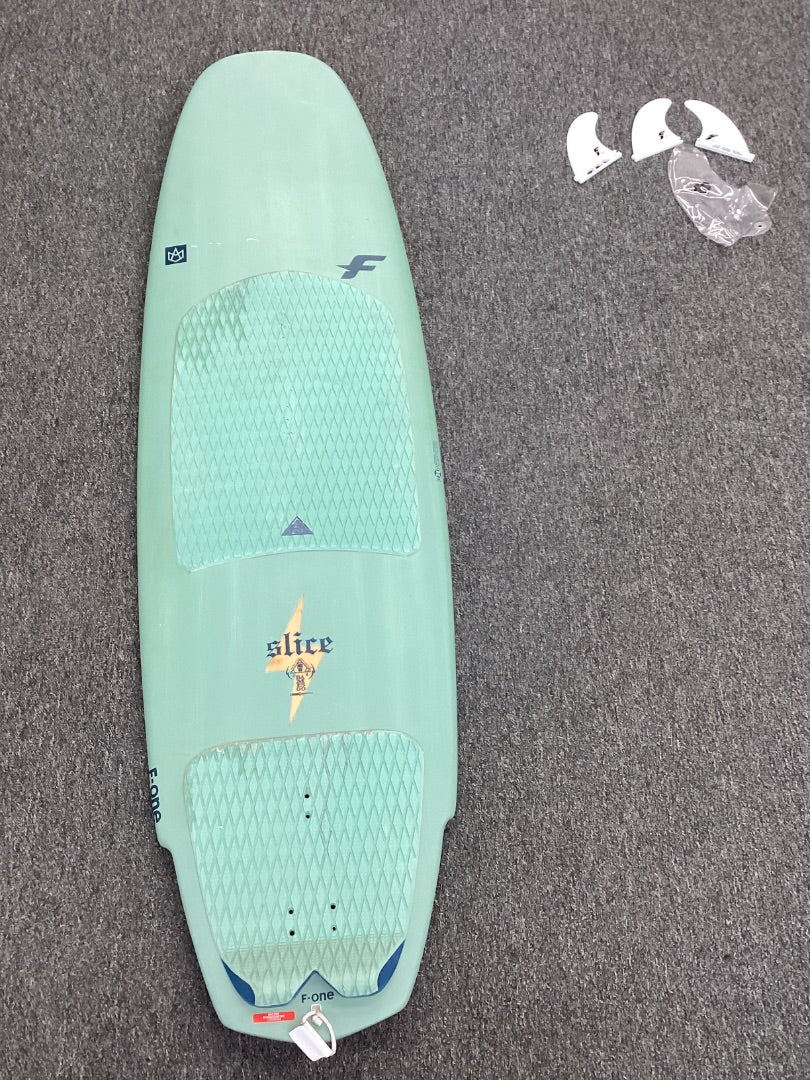 5'5" F-One Slice Bamboo, 2020 B- Condition