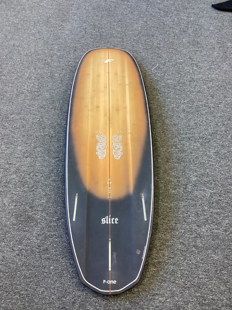 5'1" F-One Slice Bamboo Foil, 2024 B+ Condition