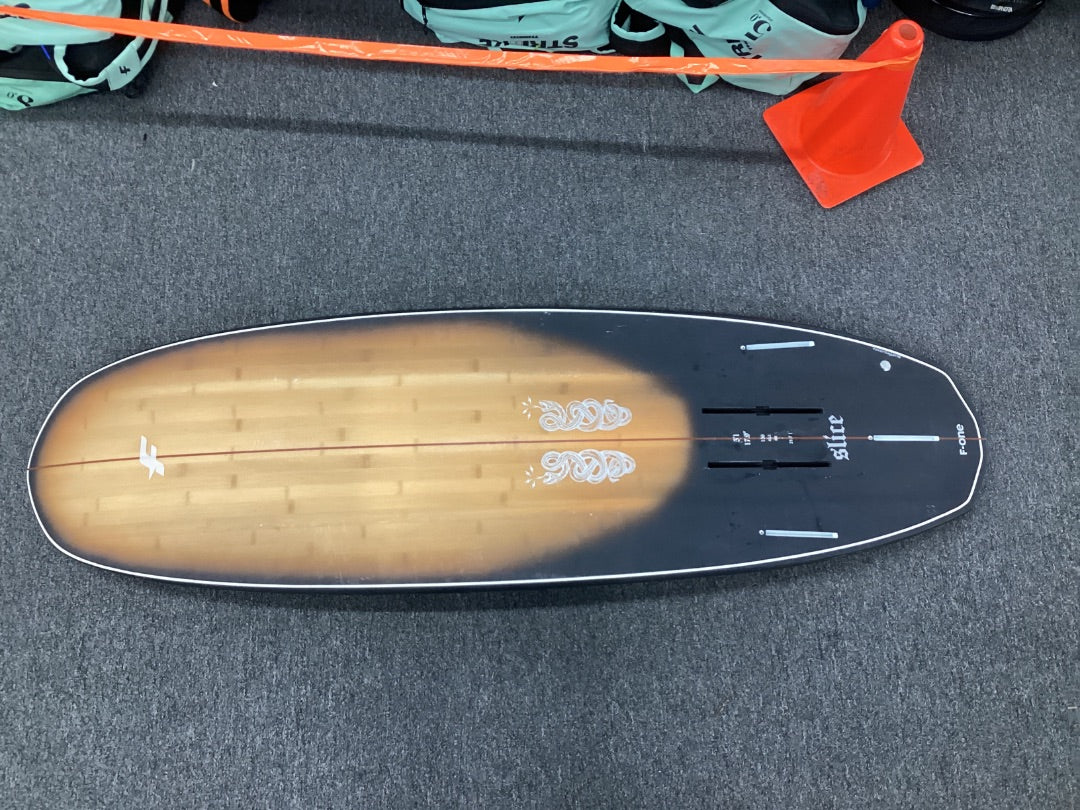 5'1" F-One Slice Bamboo, 2024 B Condition