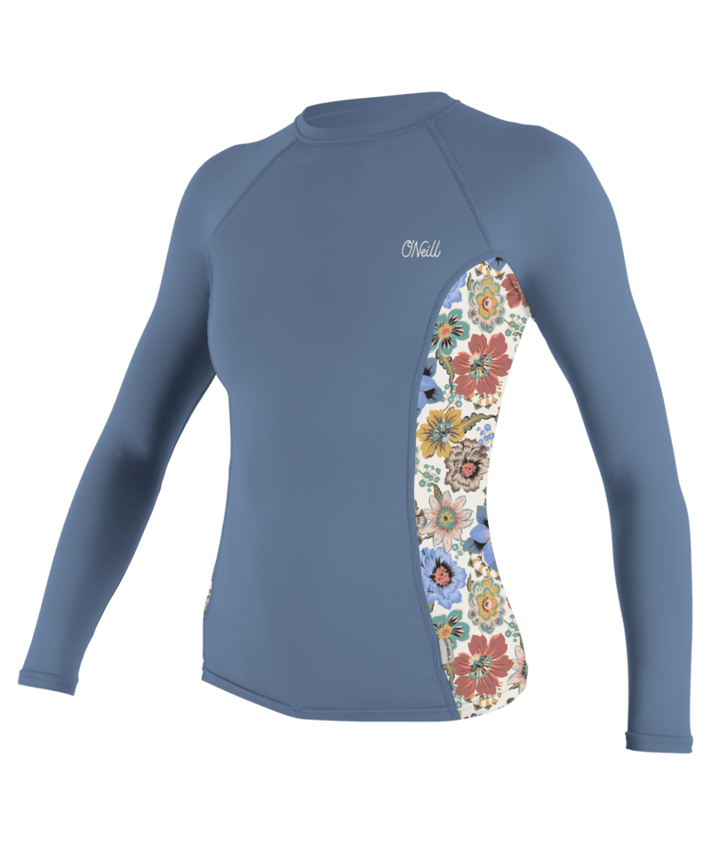 O'Neill WOMEN'S SIDE PRINT L/S RASHGUARD