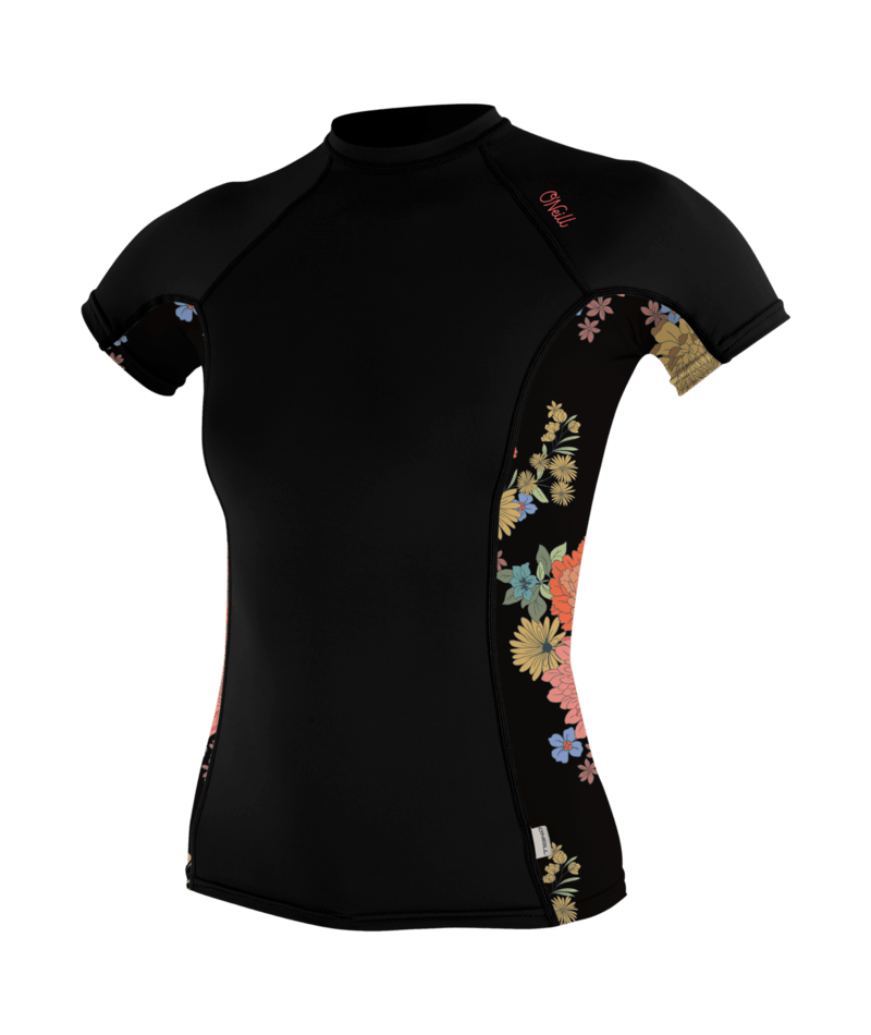 O'Neill WOMEN'S SIDE PRINT S/S RASHGUARD