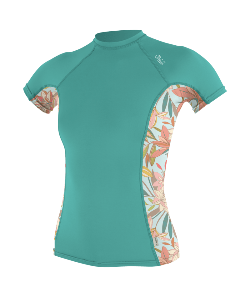 O'Neill WOMEN'S SIDE PRINT S/S RASHGUARD