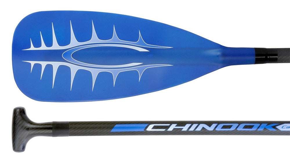 Chinook Blue Hybrid Carbon Adjustable SUP Paddle