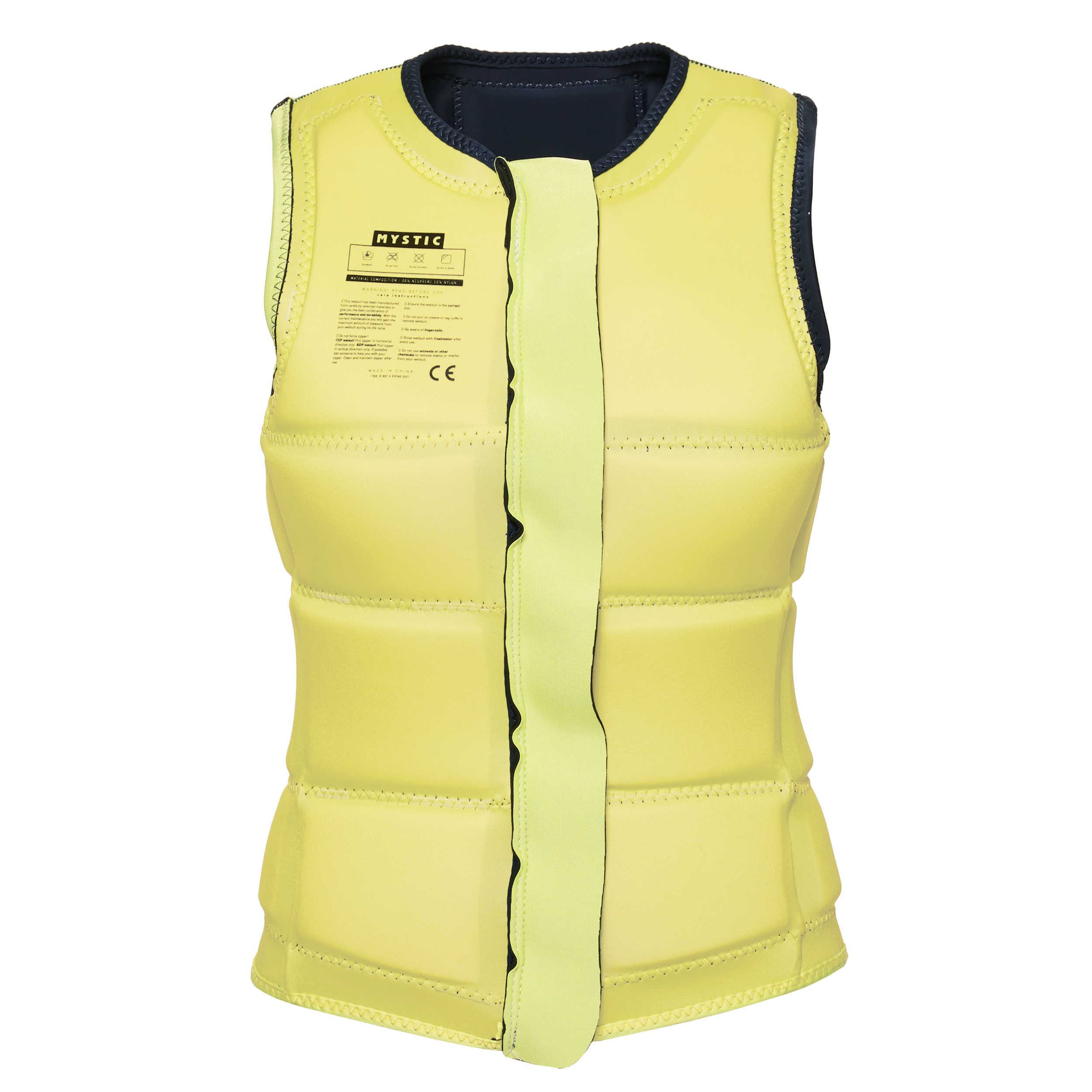 Mystic Dazzled Impact Vest Front Zip Wake Women