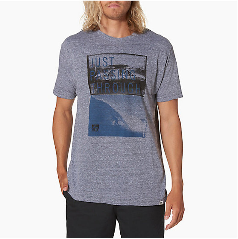 Reef Drive Tee Heather/Grey L