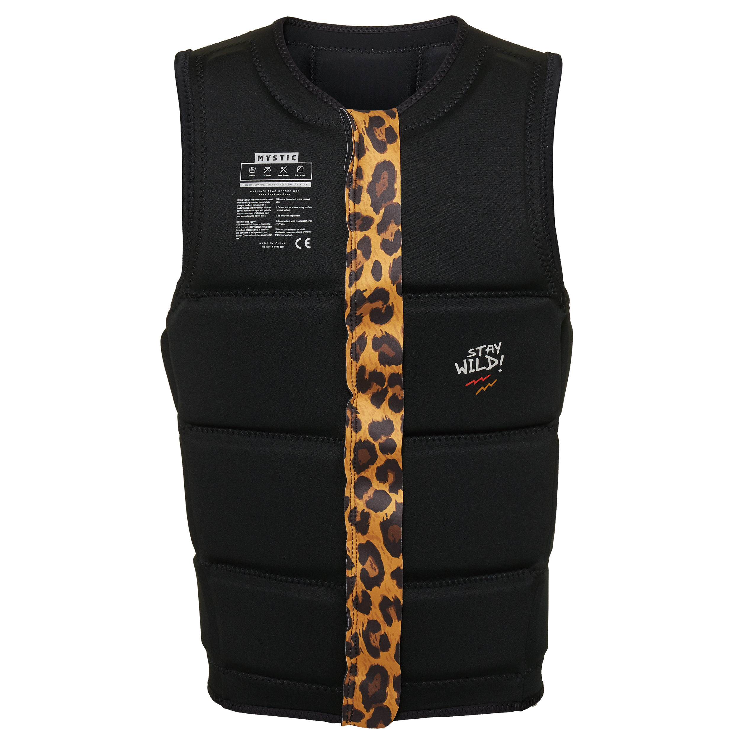 Mystic Zuupack Impact Vest Front Zip Wake